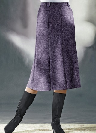 Pandenrok van tweed met bouclé-effectgaren