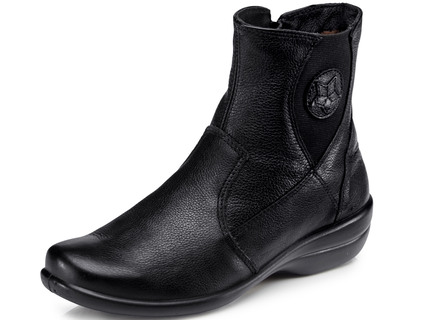 Stiefelette mit echtem Lammfellfutter