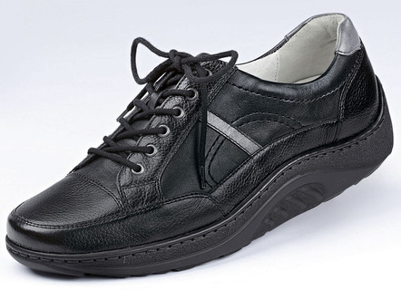 Waldläufer, comfortabele dames veterschoenen, breedte H, zool met afrolfunctie