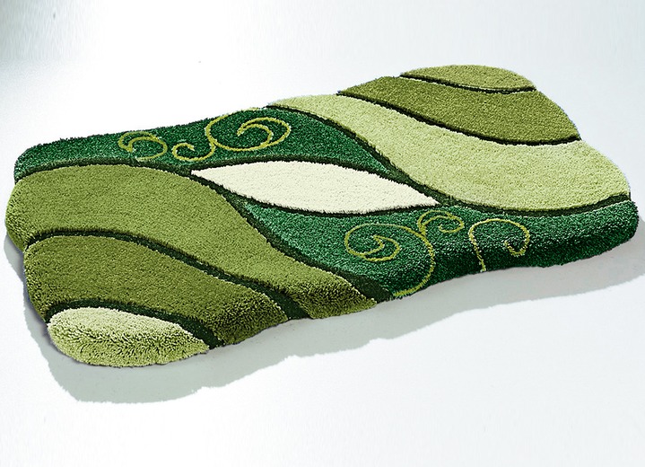 Grund - Badgarnitur von Grund in Öko-Tex-Qualität, in Größe 100 (Duschvorleger, 50/80 cm) bis 112 (WC-Deckelbezug mit Kordel), in Farbe GRÜN Ansicht 1
