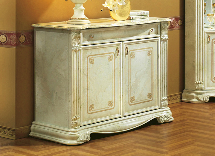 - Stijlvolle meubelset, in Farbe BEIGE, in Ausführung Sideboard Ansicht 1