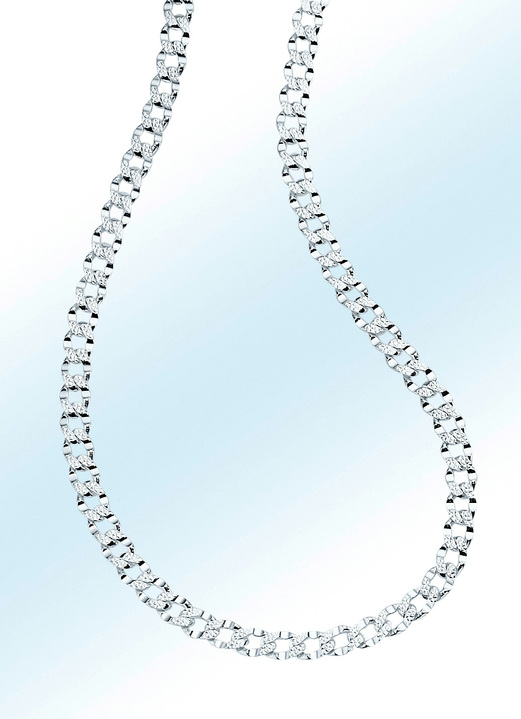 Halskettingen - Pantserketting of armband in verschillende lengtes, in Farbe , in Ausführung Armband,19 cm