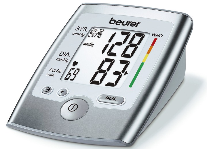 Medische apparaten - BM 35 bovenarm bloeddrukmeter, in Farbe ZILVER
