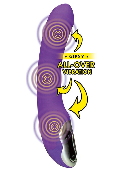 Erotiek - Massager Gipsy-vibrator, in Farbe PAARS