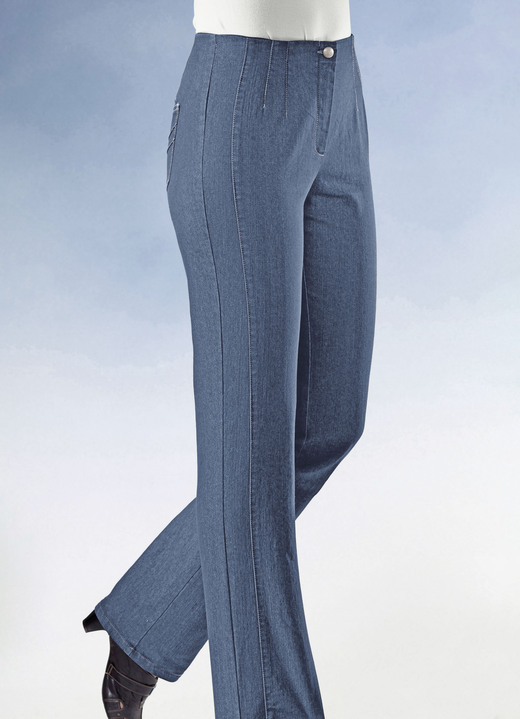 Hosen mit Knopf- und Reißverschluss - Jeans, in Größe 019 bis 096, in Farbe JEANSBLAU Ansicht 1