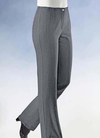 Jeans met figuurflatterende deelnaad