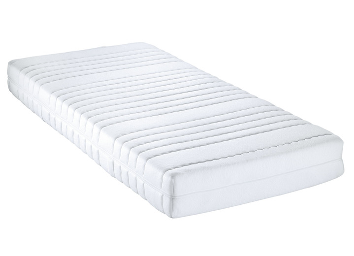 Matrassen & topper - F.a.n. Koudschuim-matras, 7 zones, in Größe 129 (80/190 cm) bis 134 (140/200 cm), in Farbe WIT, in Ausführung 3 sterren-matras Ansicht 1