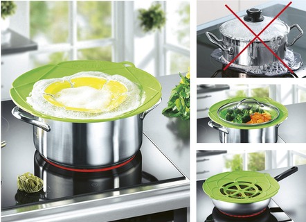 Overkoken en spatbescherming - kookbloem