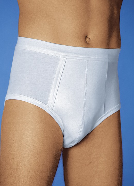 Inkontinenz - Inkontinenz-Slip für Herren, in Größe 004 = Bundumfang 79-84 cm bis 010 = Bundumfang 114-118 cm, in Farbe WEISS, in Ausführung Herren-Inkontinenz-Slip