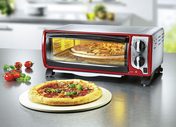Koken & grillen - Gourmet express oven incl. pizzasteen, in Farbe ROT
