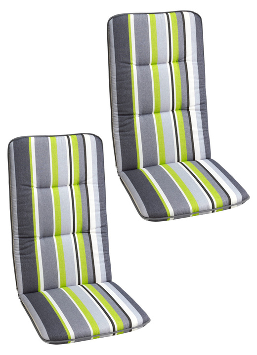 Kussen - Hoge rugkussens, set van 2, van Best Leisure Furniture, in Farbe GRIJS