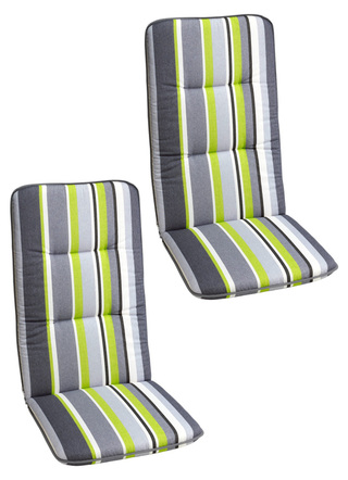 ‘BEST‘ kussens voor stoelen met hoge rugleuning, set van 2