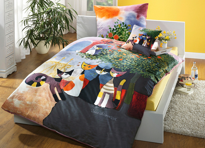 - Beddengoedset van mako-satijn, in Farbe MULTICOLOR