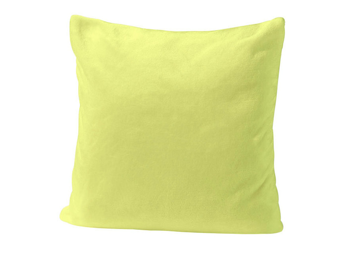 Woondekens - Dekbed en kussen in fluweelzachte kwaliteit, in Größe 185 (Beddendeken, 120 x 170 cm) bis 905 (2 kussenslopen, 40 x 40 cm), in Farbe GROEN Ansicht 1