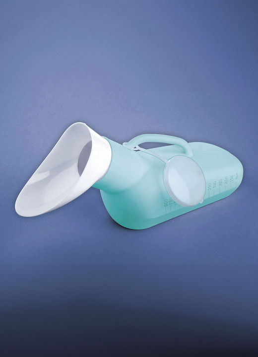 Praktische hulpmiddelen - Urinefles voor mannen en vrouwen, in Farbe MINTGROEN/WIT Ansicht 1