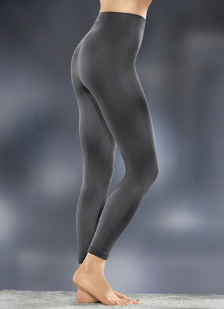 Twee-pack thermische leggings met zachte grijze binnenkant