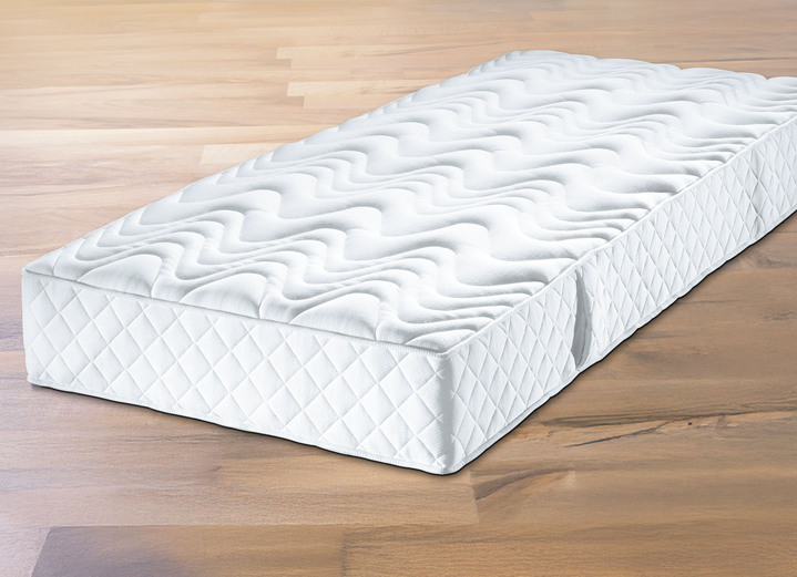 Matrassen & topper - F.a.n. 7-zone matras met zeer goede lichaamsondersteuning, in Größe 129 (80/190 cm) bis 134 (140/200 cm), in Farbe WIT, in Ausführung Bonellvering matras met 7 zones Ansicht 1