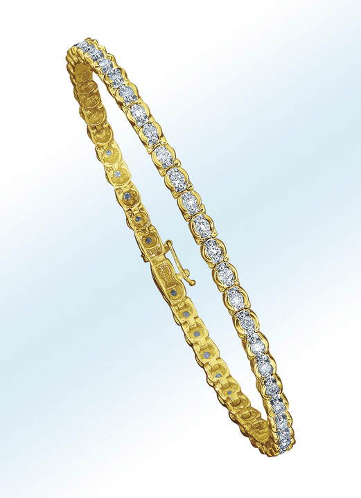 - Armband met briljanten, in Farbe