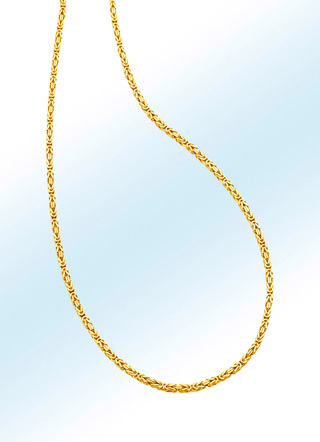 Prince of Wales-ketting, goud: 2 mm