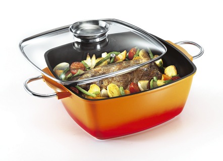Extra hoge aluminium braadpan van King met antiaanbaklaag