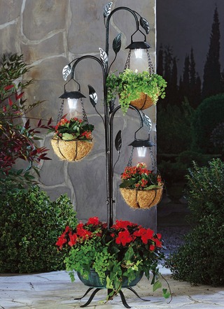 Plantenstandaard met verlichting