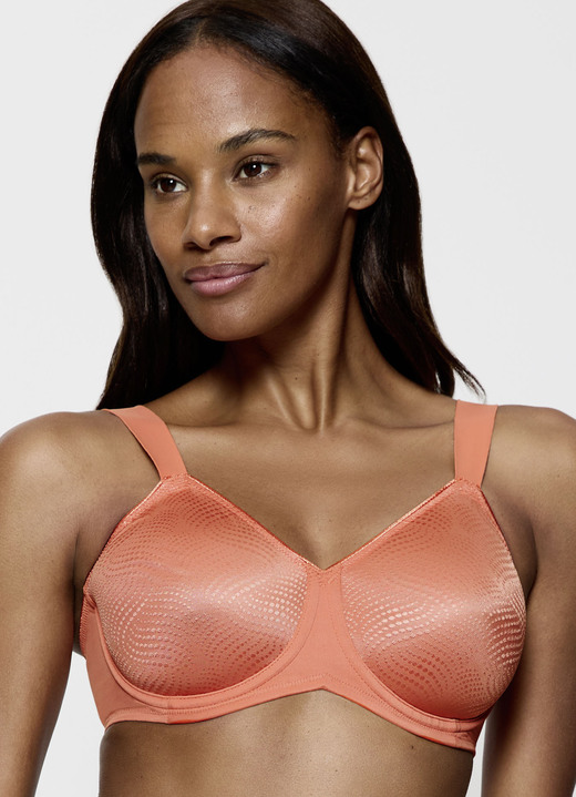 BH met beugel - Triumph Essential Minimizer beugelbeha, in Größe 075 bis 095, in Cup C, in Farbe TERRA Ansicht 1