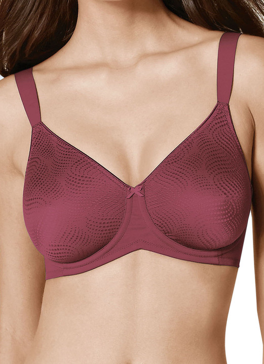 Ondergoed - Triumph Essential Minimizer beugelbeha, in Größe 075 bis 095, in Cup C, in Farbe BORDEAUX
