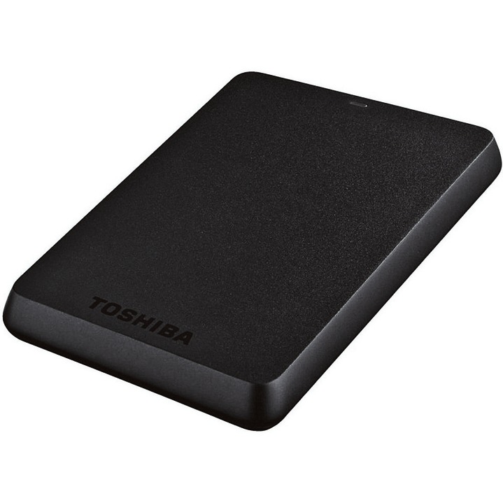 - Toshiba Canvio Basics externe harde schijf, in Farbe ZWART, in Ausführung 500 GB