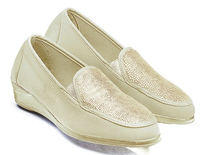 Comfortabele mocassin in elegante krokodillen-look