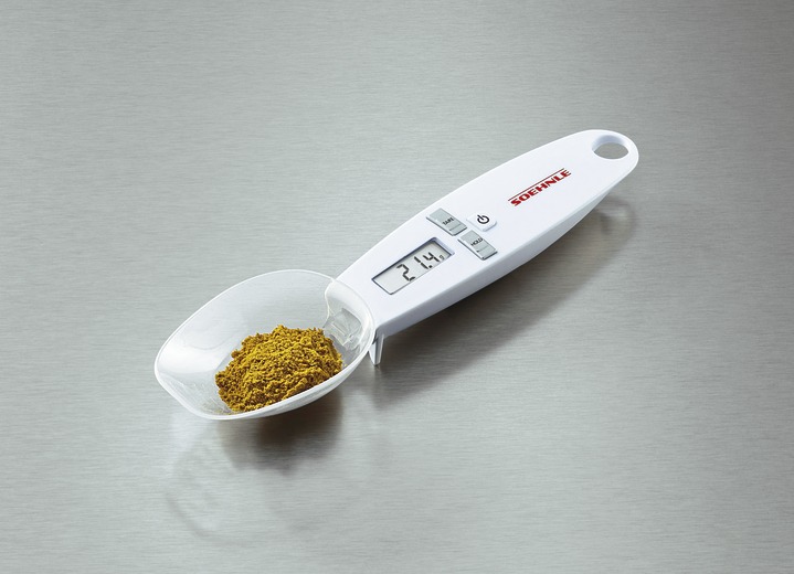 Keukenhulpjes - Digitale lepelweegschaal, in Farbe WIT