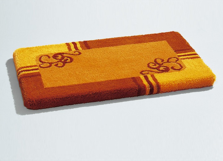 Badmatten - Badmattenset van Kleine Wolke, in Größe 100 (Matje, halfrond 50/80 cm) bis 112 (Dekselafdekking met touwtje 47/50 cm), in Farbe TERRA Ansicht 1