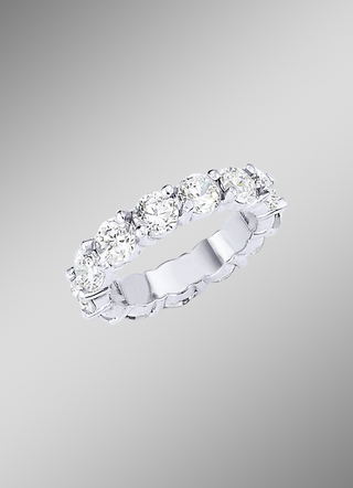 Eternity ring met diamanten met ca. 16 diamanten