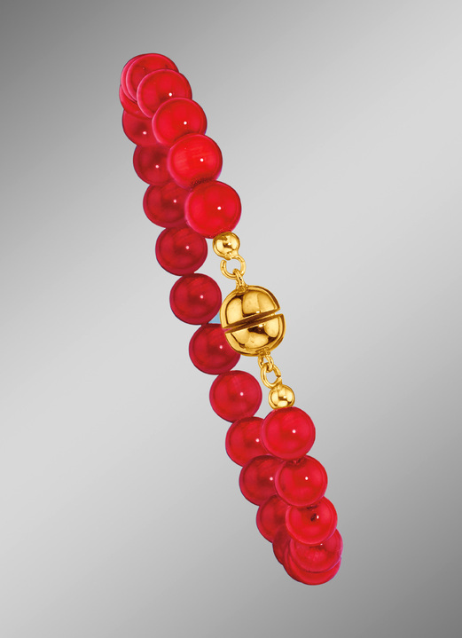 - Armband met echte koraalbolletjes, in Farbe  Ansicht 1