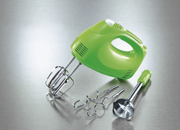 Keukenapparaten - Handmixerset met uitgebreide accessoires, in Farbe GROEN Ansicht 1