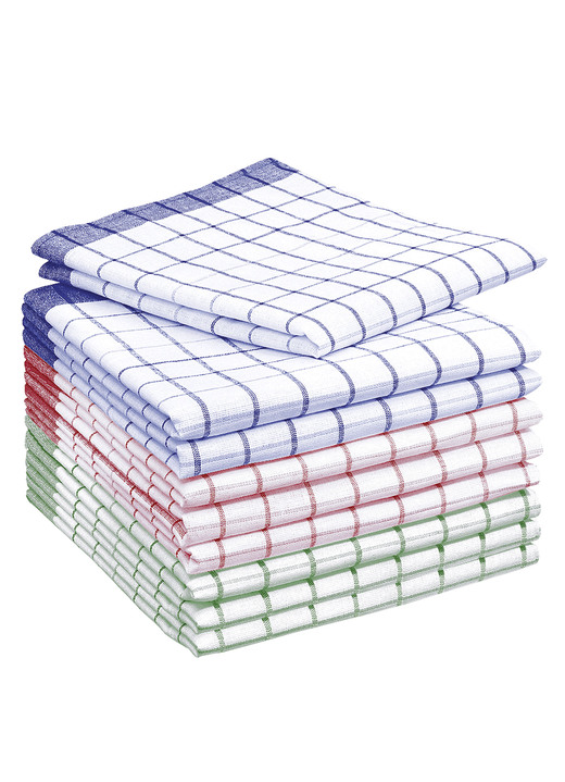 - Theedoeken wasbaar tot 60 °C, 9 stuks, in Farbe MULTICOLOR Ansicht 1