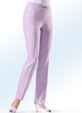 Broek met modieuze smalle voetwijdte