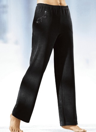 Broek met mooie edelsteenversiering