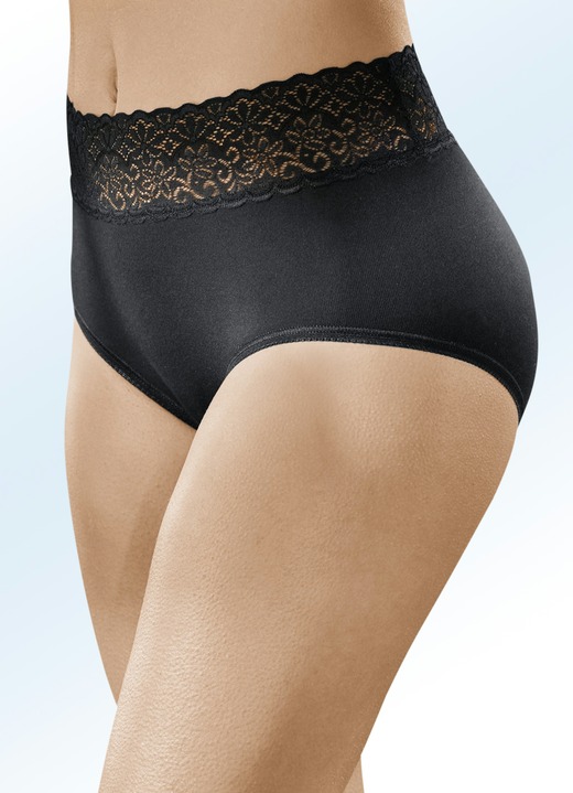 Slips - Speidel drie-pack slip, in Größe 038 bis 050, in Farbe ZWART Ansicht 1