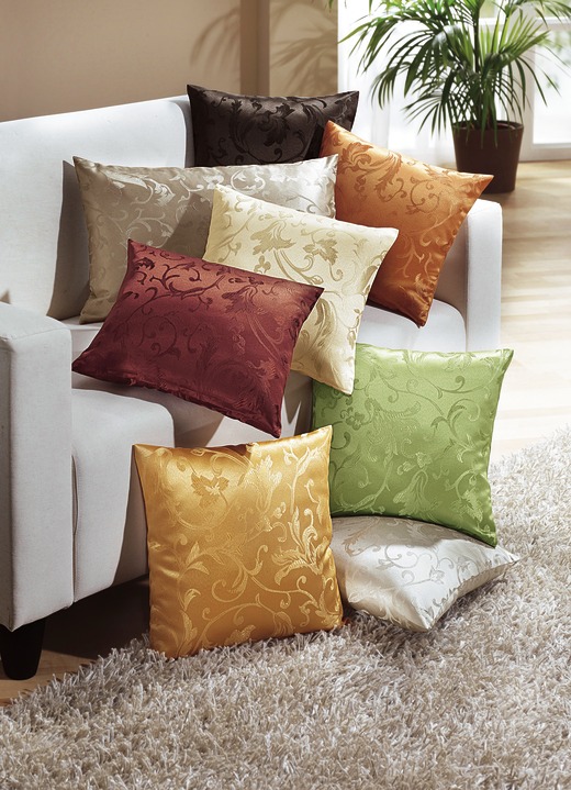 Woonaccessoires - Kussenslopen, set van 2, met ritssluiting, in Größe 105 (Kussenslopen, set van 2, 40 x 40 cm) bis 110 (kussenslopen, set van 2, 50 x 50 cm), in Farbe PAARLEMOER