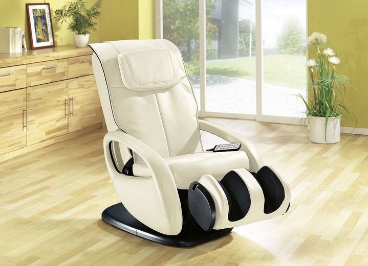 TV-Fauteuil / Relax-fauteuil - Multifunctionele massagestoel, in Farbe CRÈME
