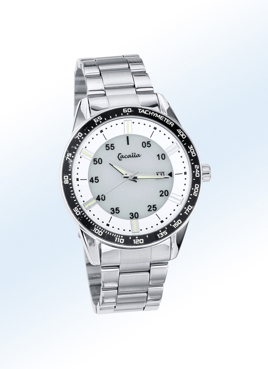 Radiografische-/solarhorloges - Solar-herenhorloge ‚Cacalla‘, in Farbe