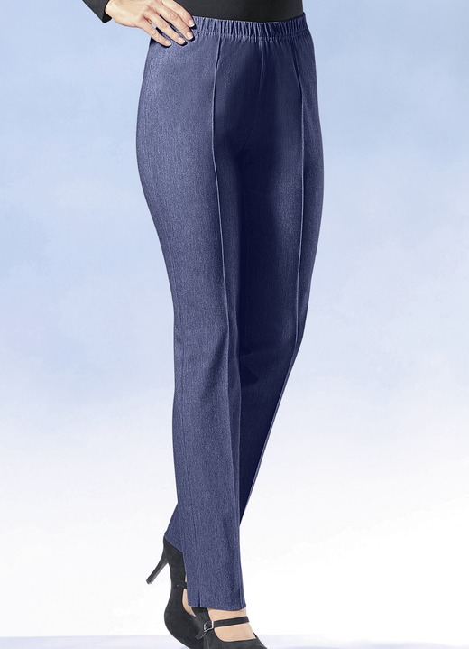 Hosen in Schlupfform - Hose mit angenehm weicher Innenseite, in Größe 020 bis 245, in Farbe MARINE Ansicht 1
