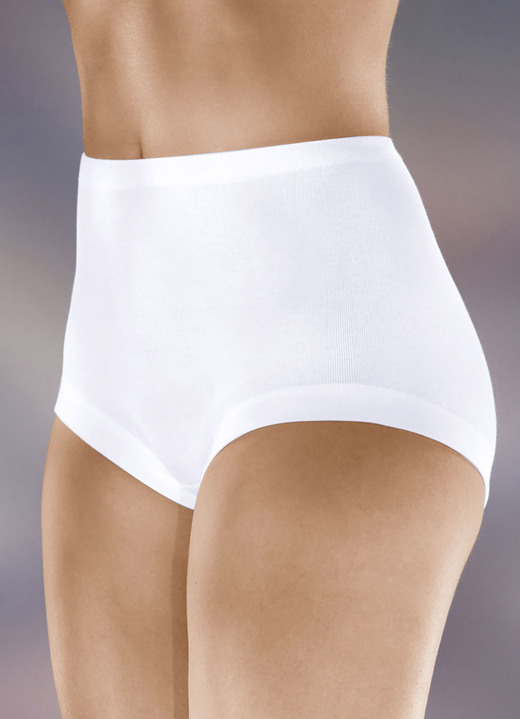 Slips - Fünferpack Speidel Slips mit Gummizug, in Größe 038 bis 052, in Farbe WEISS Ansicht 1