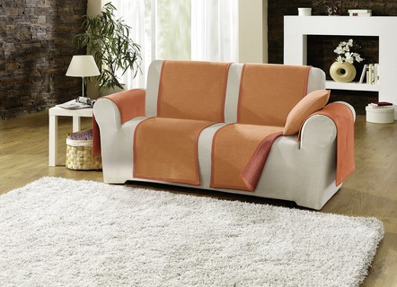 Fauteuil-, bank- en armleuningbeschermers met veloursrand