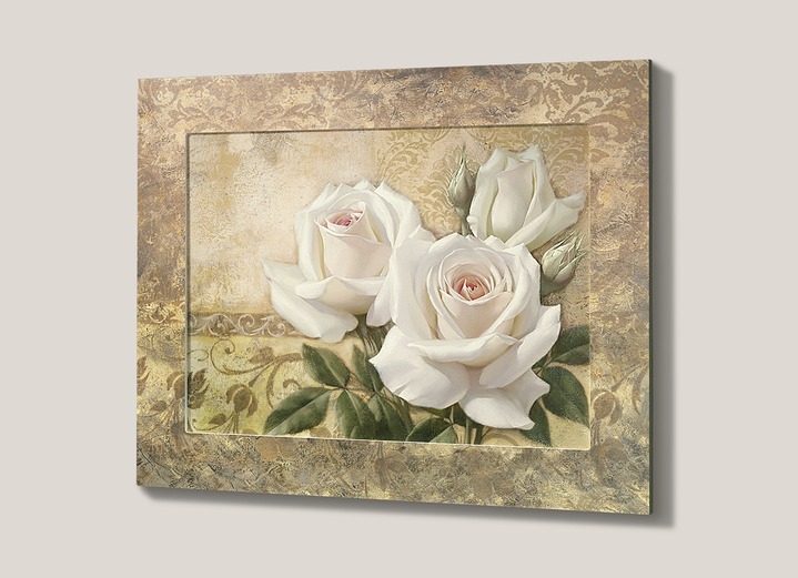 Bloemen - Schilderij Venetiaans Roos II, in Farbe