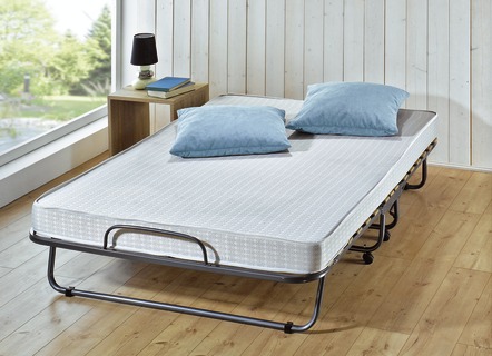 Gastenbed met metalen frame en automatisch instelsysteem