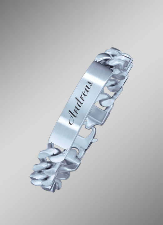 Herensieraden - Stevige herenarmband, in Farbe NEE