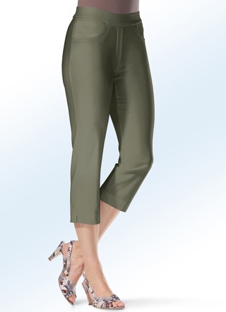 Zachte stretch capribroek in 11 kleuren