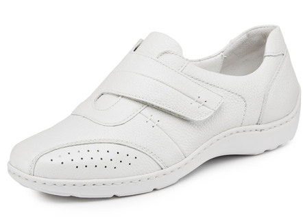 Waldläufer loafer met praktische klittenbandsluiting