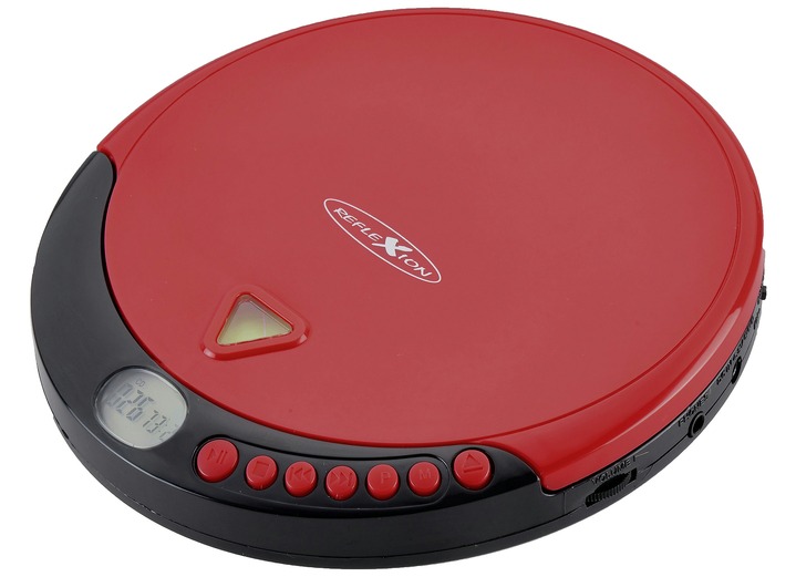 - CD-speler met radio- en luisterboekfunctie, in Farbe ROOD
